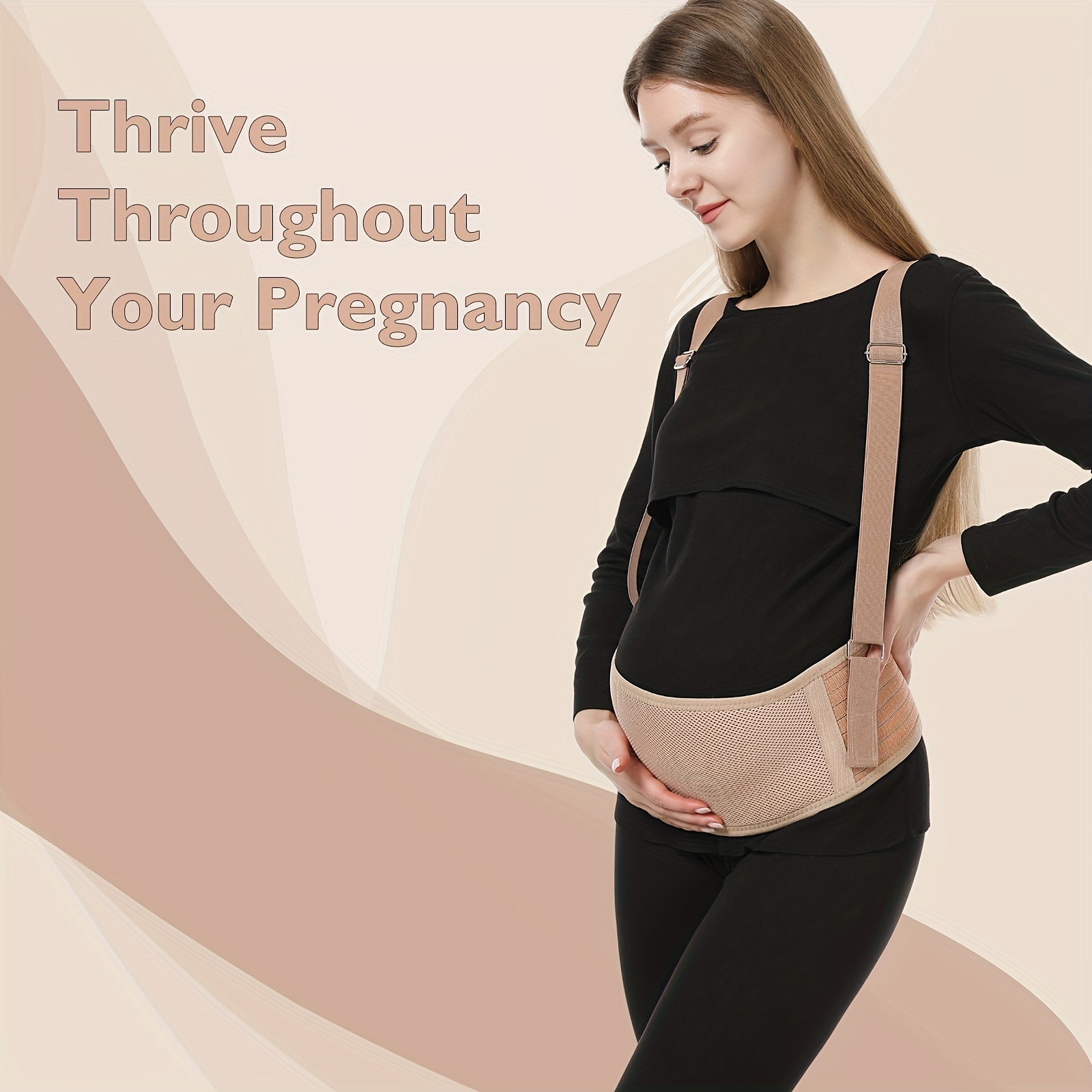 Women's Pregnant Support Belly Belt Adjustable Maternal - Temu