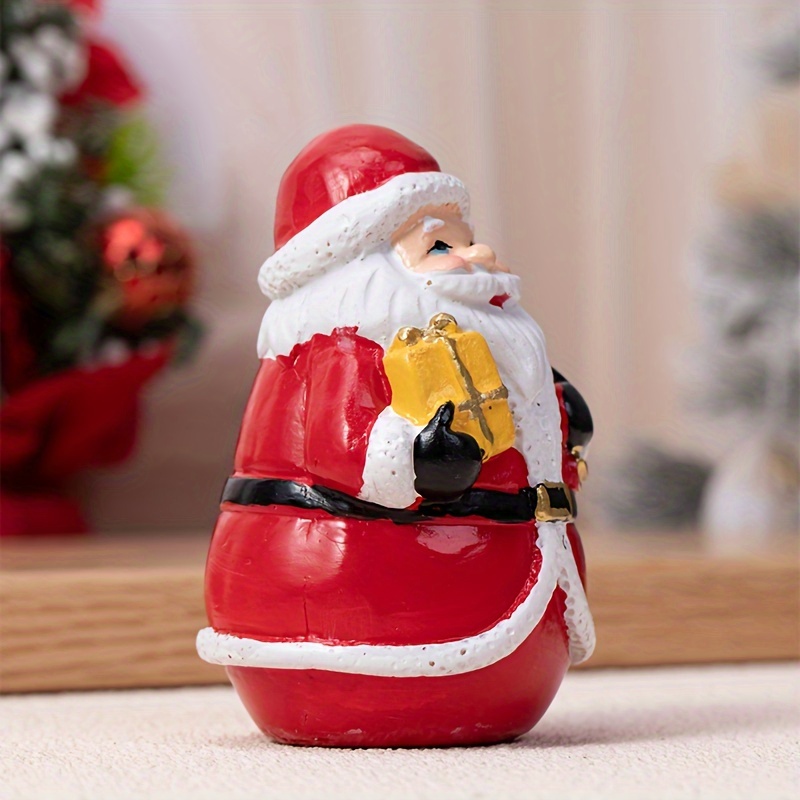 Santa Claus Resin Ornament Christmas Resin Crafts Small - Temu Italy