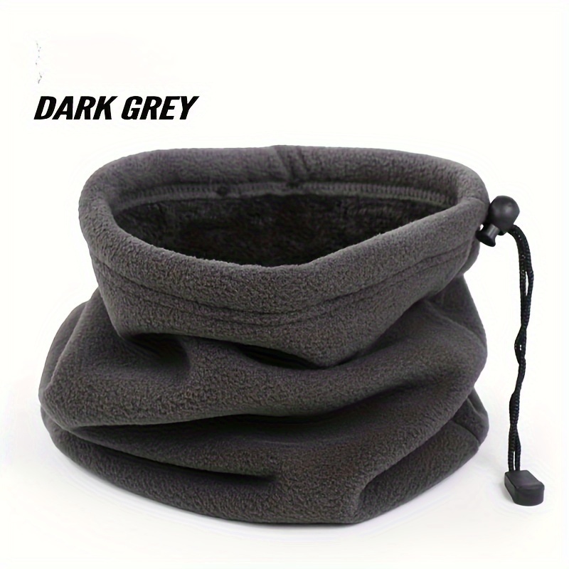 1pc Fleece Lined Neck Warmer Neck Gaiter Face Mask For Camping