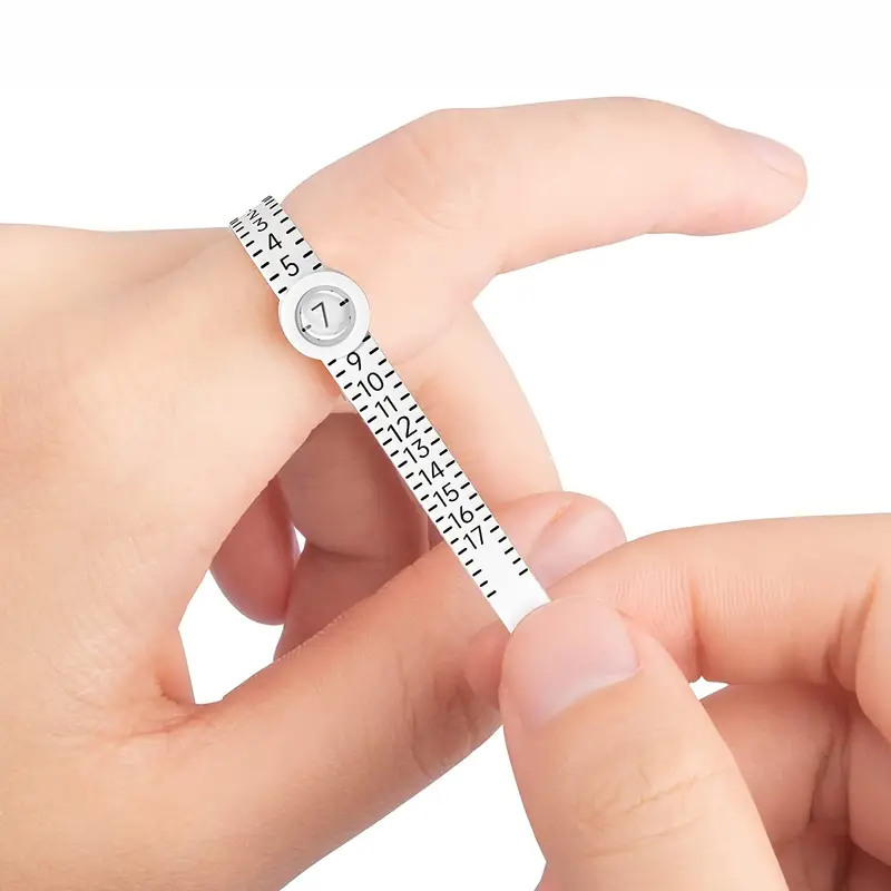 Ring Sizer Ring Sizer Measuring Tool Finger Size Gauge clear - Temu