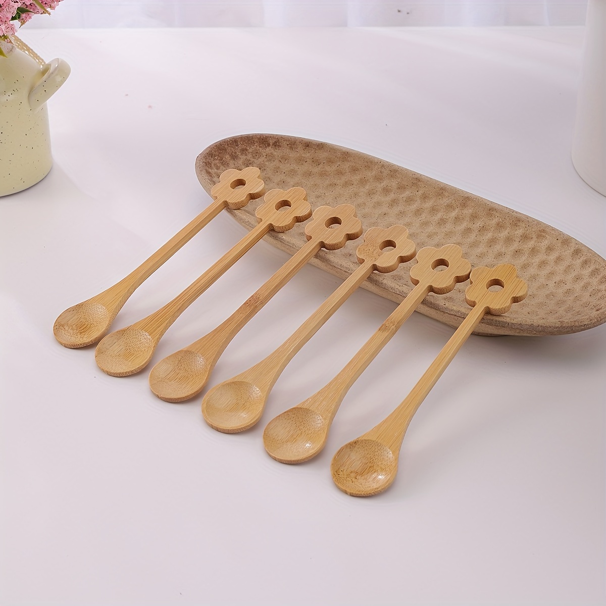 Wooden Measuring Spoon Set - Coffee, Tea, Sugar and Spice Scoops