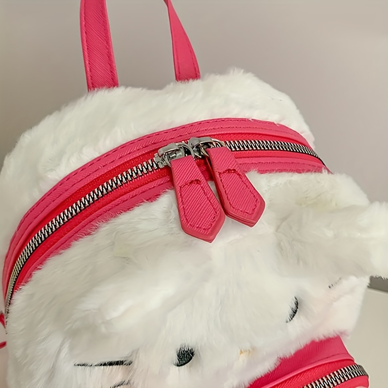 Hello Kitty Kuromi Cute Cartoon Plush Backpack Nueva Mochila - Temu