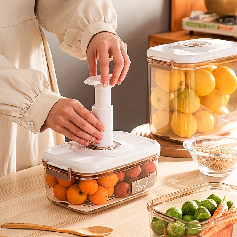 Easy to clean Plastic Food Storage Container Keep Your Food - Temu