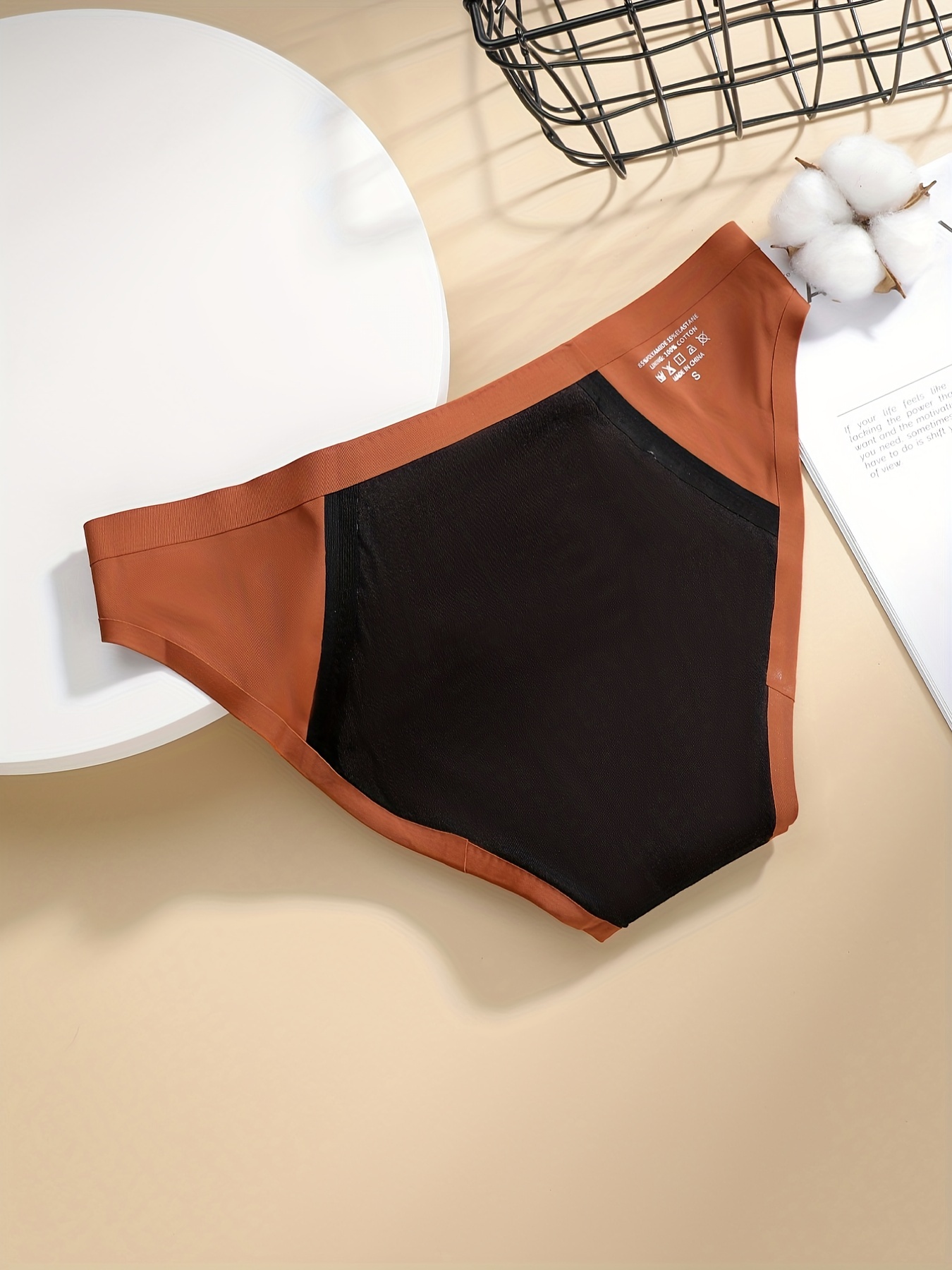 V shape Design Bikini Briefs Cooling Fabric No Show Solid - Temu Canada