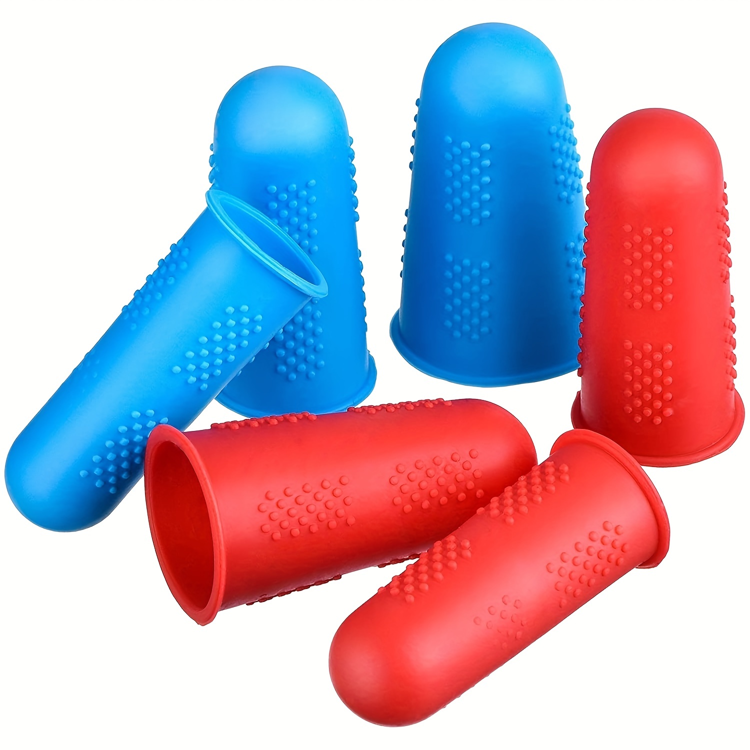 Office Rubber Finger Tips Silicone Finger Protectors High Temperature  Resistant Thumb Protector Assorted Sizes Finger Covers for Counting  Collating