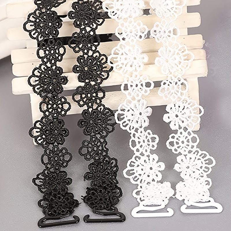 Floral Lace Bra Strap Anti-slip Elastic Underwear Strap