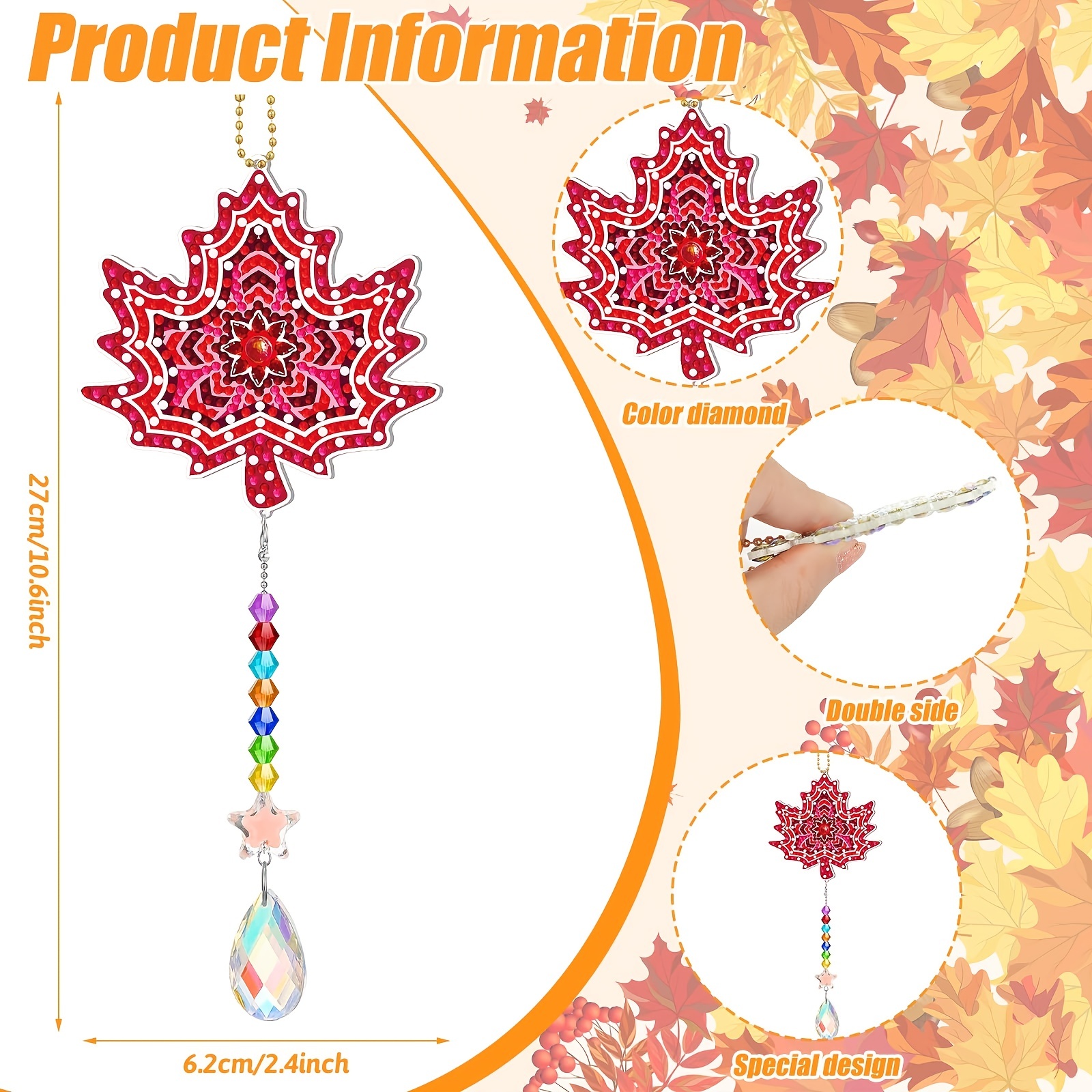 Diy Diamond Painting Dream Catcher Pendant Irregular - Temu