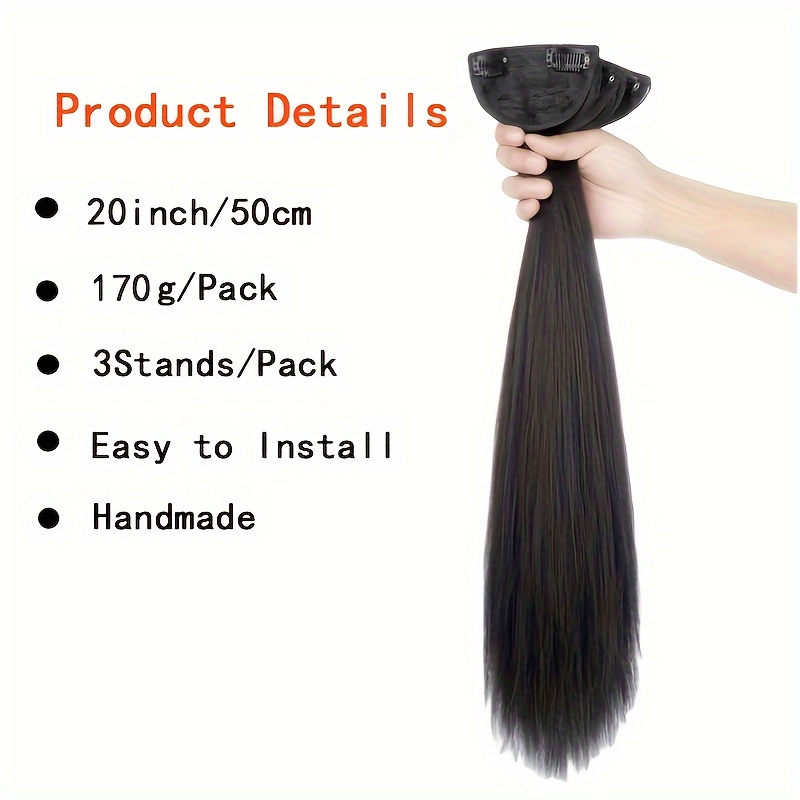 extensiones de cabello de 20 pulgadas