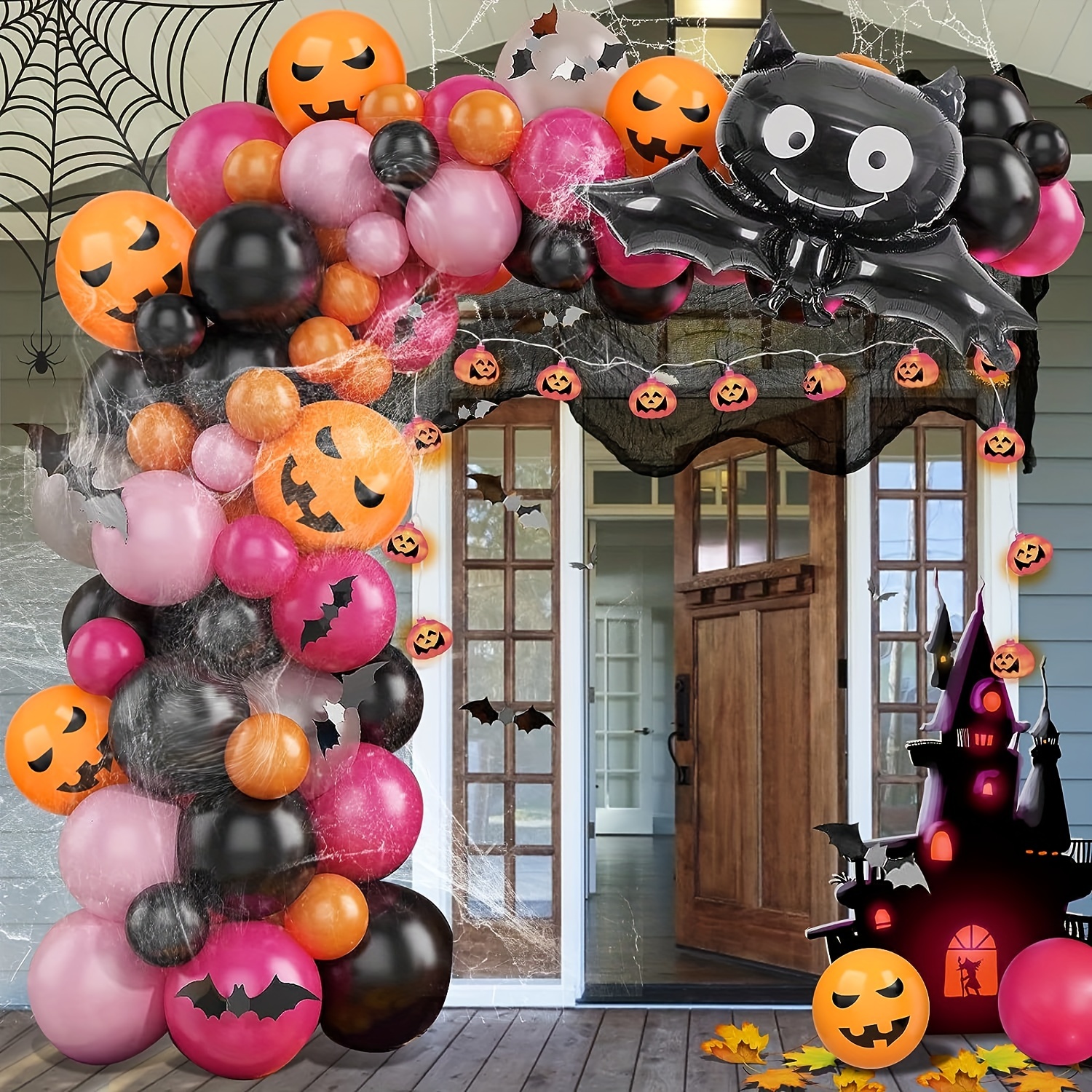 115pcs Kit De Guirlande De Ballons D'Halloween Avec Des - Temu Canada