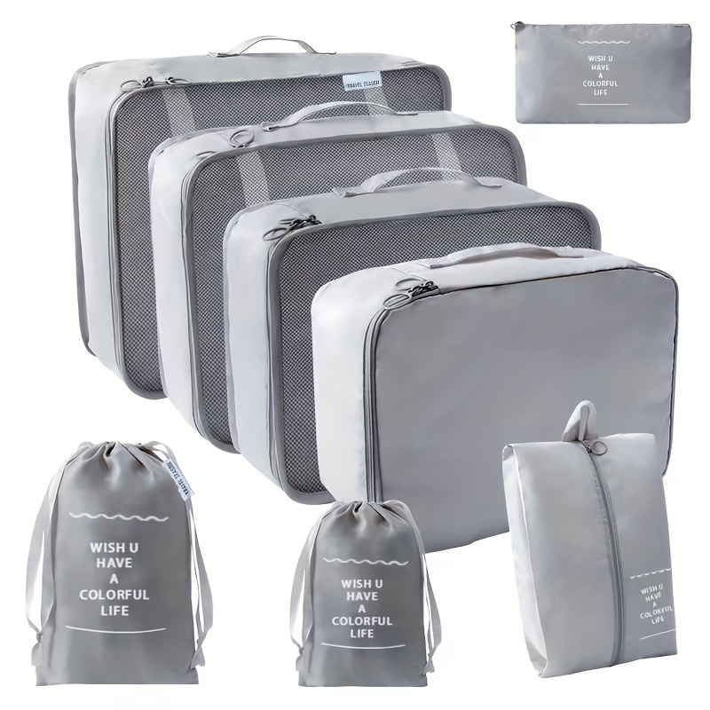 Travel Storage Bag Sets Versatile Dustproof Organizer - Temu