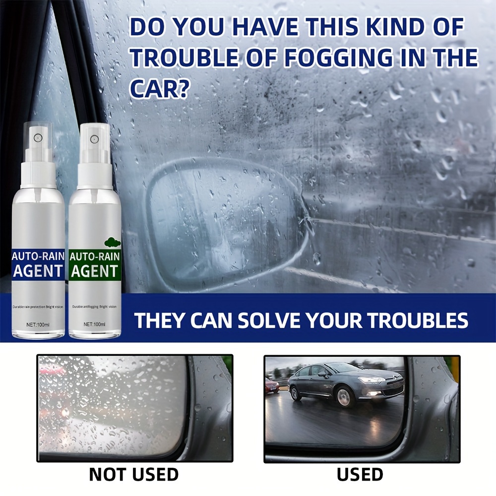 Car Glass Waterproof Coating Cleaner Agent Liquid Anti Fog Rain