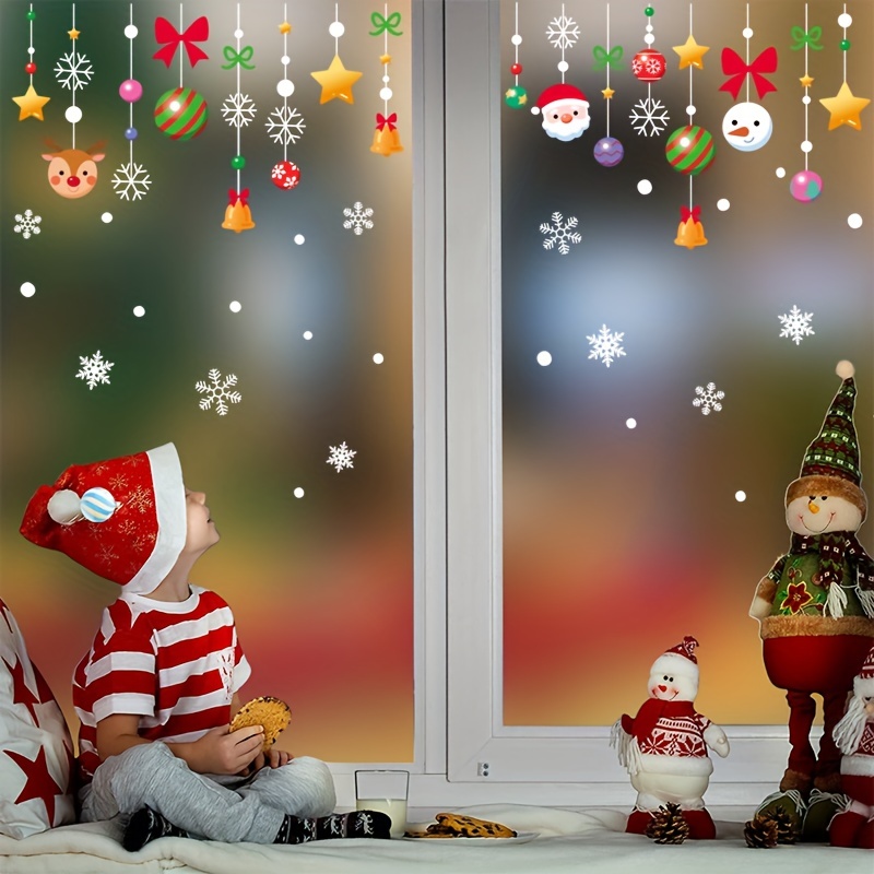 Window Flower Sticker, Christmas Decorations, Navidad, Room ...