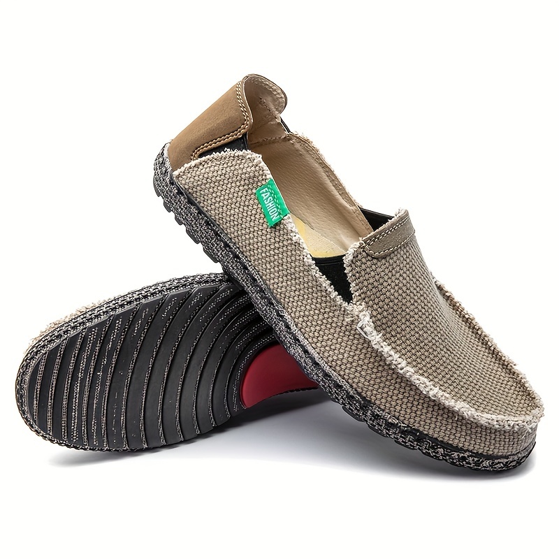 Mens Denim Casual Slip On Loafers Flat Shoes - Men's Shoes - Temu