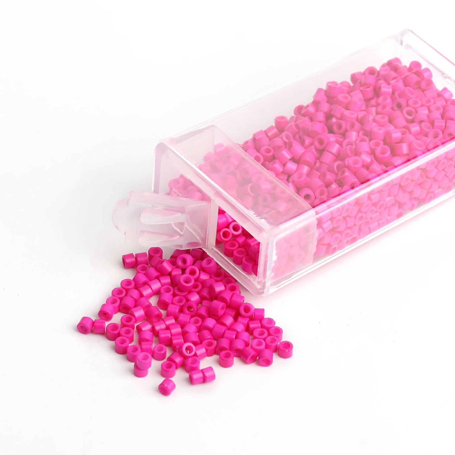 Dark Pink Pearl 2mm Glass Seed Beads (3000pcs)