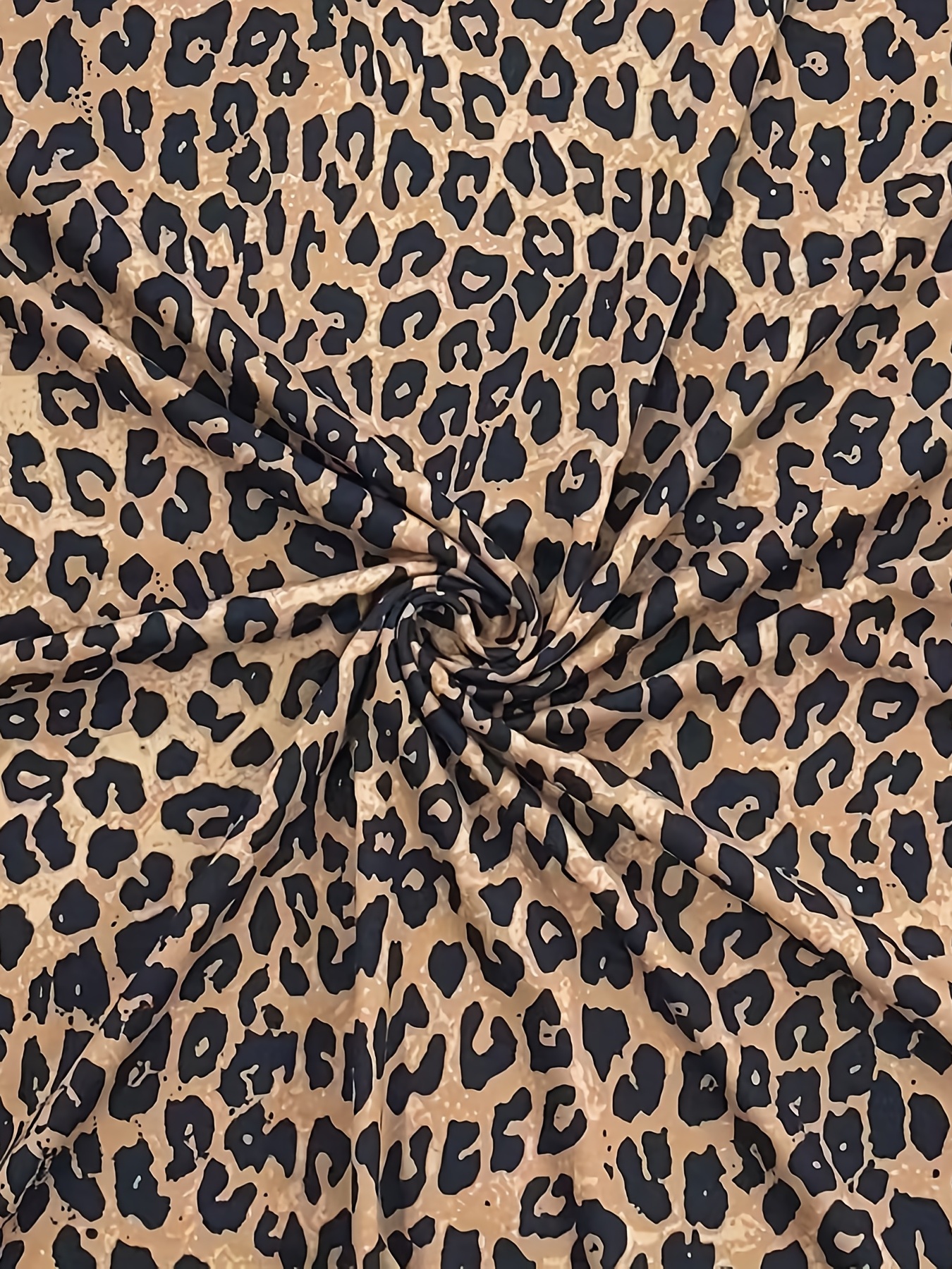 Plus Size Casual Outfits Two Piece Set Women's Plus Leopard - Temu
