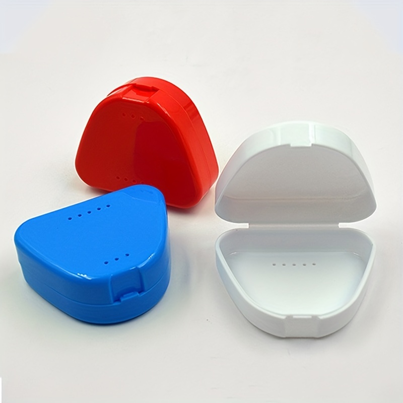 Retainer Case, Slim Aligner Case With Vent Holes And Mirror Compatible With  Invisalign Night Guard And Mouth Guard