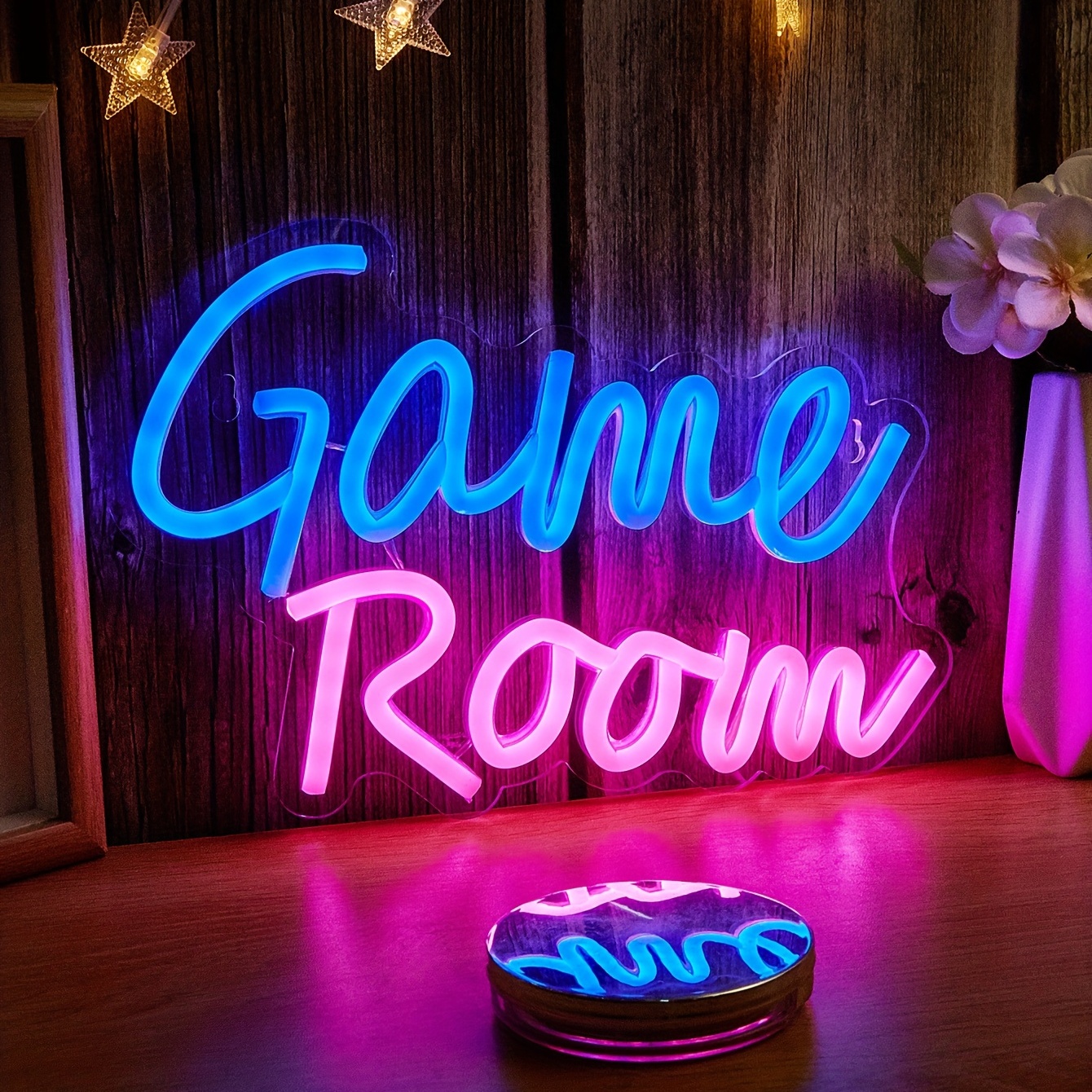 Neon Gamepad Neon LEDAlimenté par USB Enseigne Lumineuse Decor Gaming Cool  Néon pour Chambre Salle de Jeux Bar Enfants Cadeau Décoration de Fête