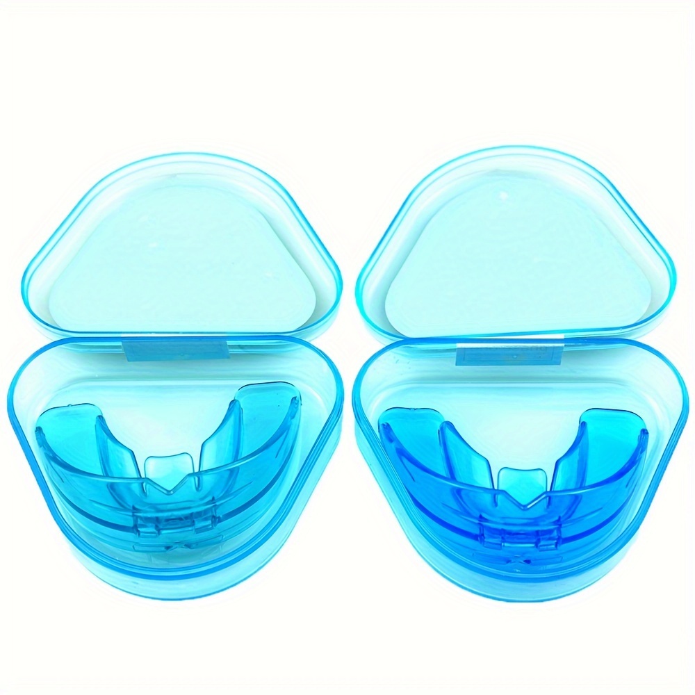 Acheter Protège-dents de nuit en Silicone, 4 pièces, pour serrer les dents,  meulage, morsure dentaire, aide au sommeil