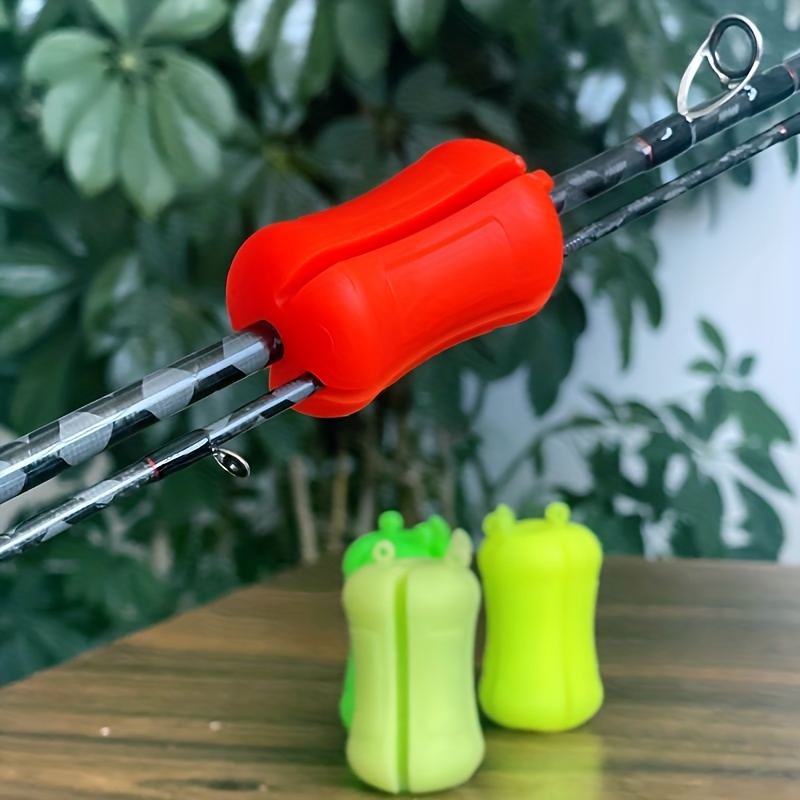 10 Colors Fishing Rod Hook Keeper 2 Sizes Silicone Rings - Temu