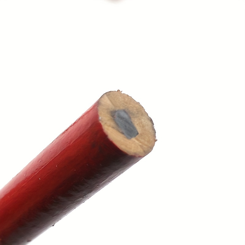 Lápices de carpintería para constructores de 6.693 in octogonal rojo para  carpintería, herramienta de marcado para carpintería, 10 Uds