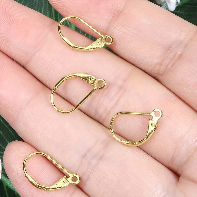 Earring Hooks Jewelry Findings Antique Bronze Iron Earring - Temu