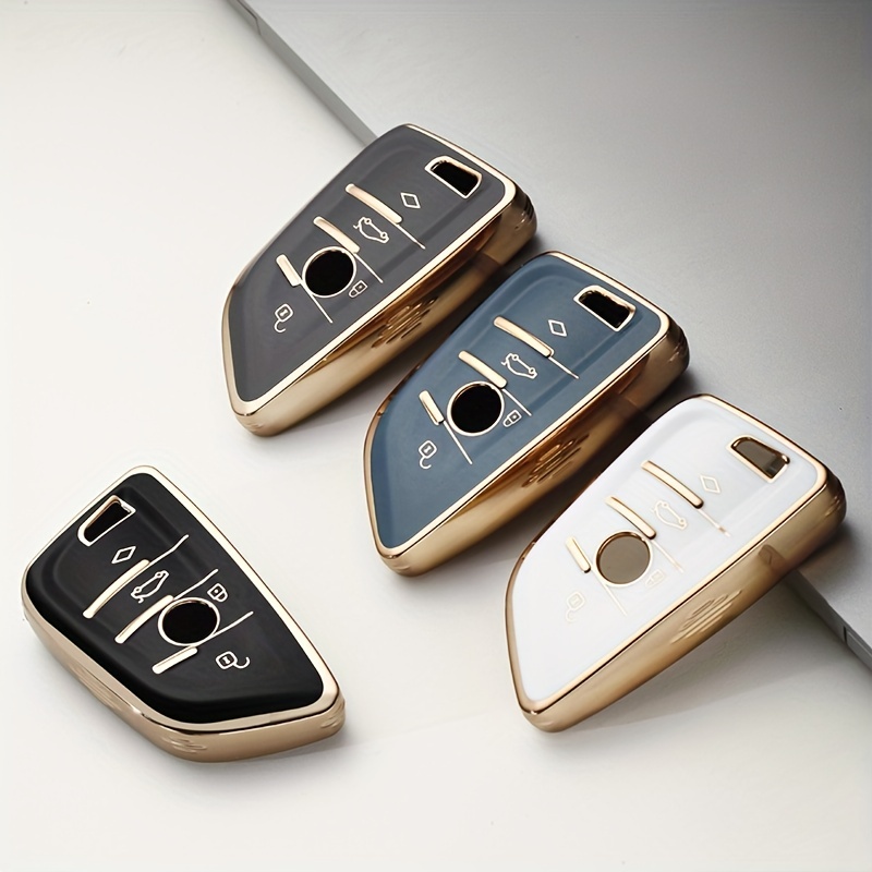 Key Fob Cover Tpu Car Keys Protector Case 1 2 3 4 5 6 7 - Temu