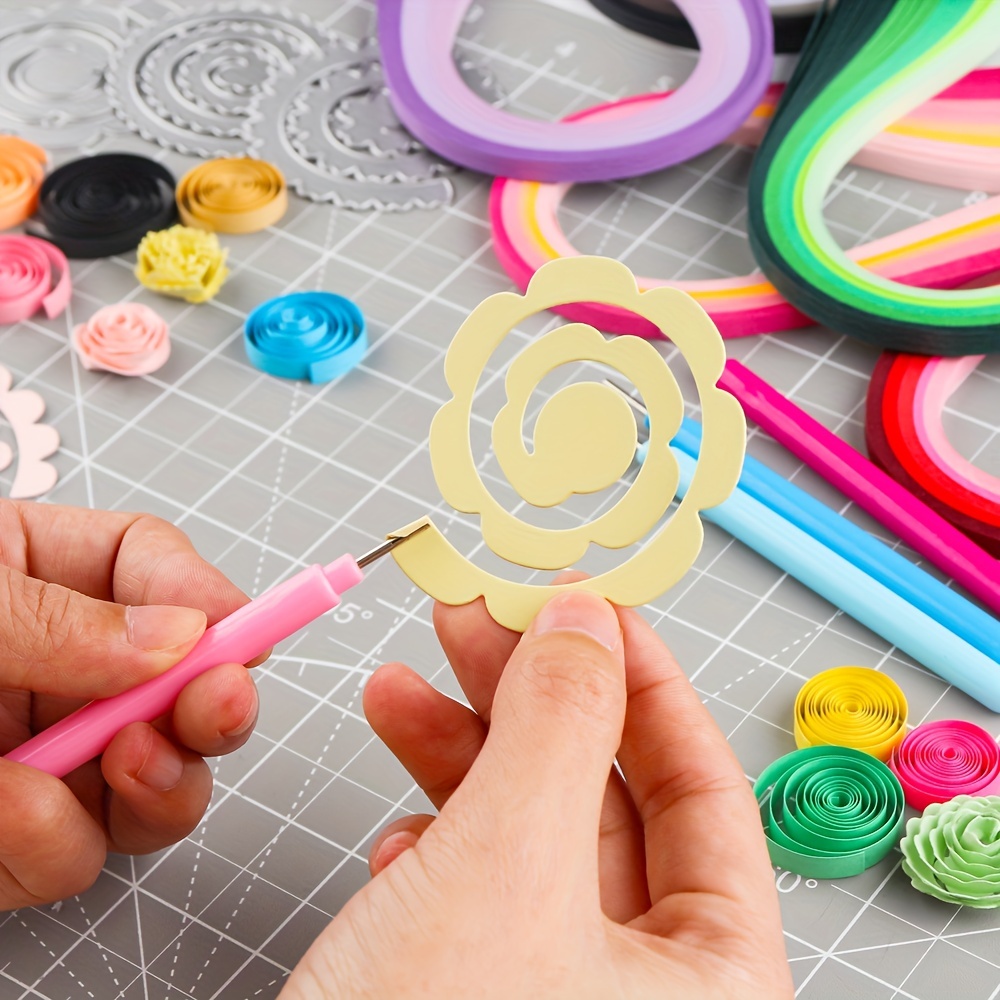 Hilitand 3pcs Paper Quilling Tools Set Tweezer Needle Pins Slotted Pen  Paper Carft Decorations