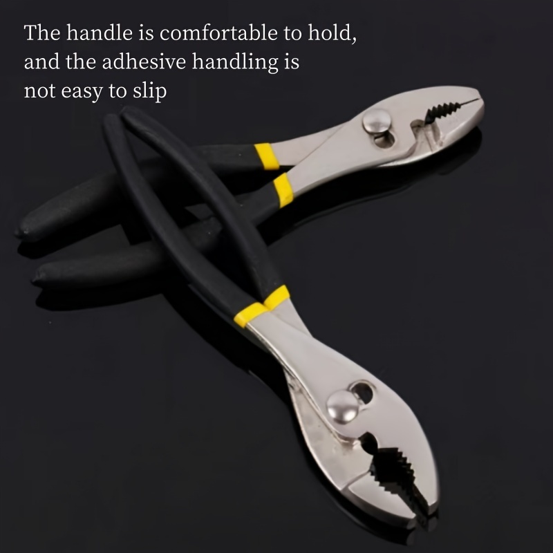 Newest tool purchased for the job. Slip joint soft jaw pliers