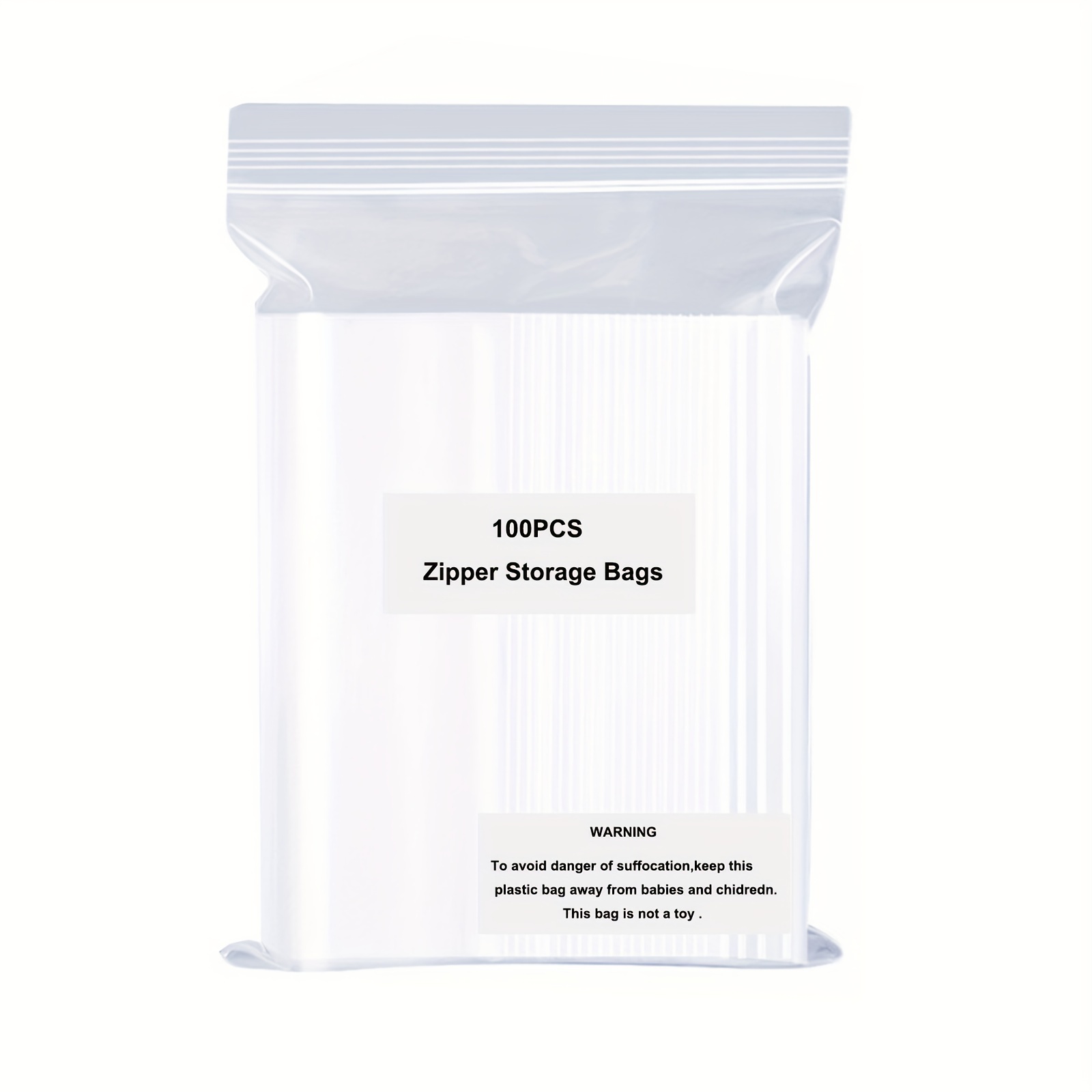 Reclosable Storage Packing Clear Transparent LDPE/ PE Plastic Zipper Bag  with Writable White Stripes - China Reclosable Gift Bag, Zip Lock Gift Bag  | Made-in-China.com