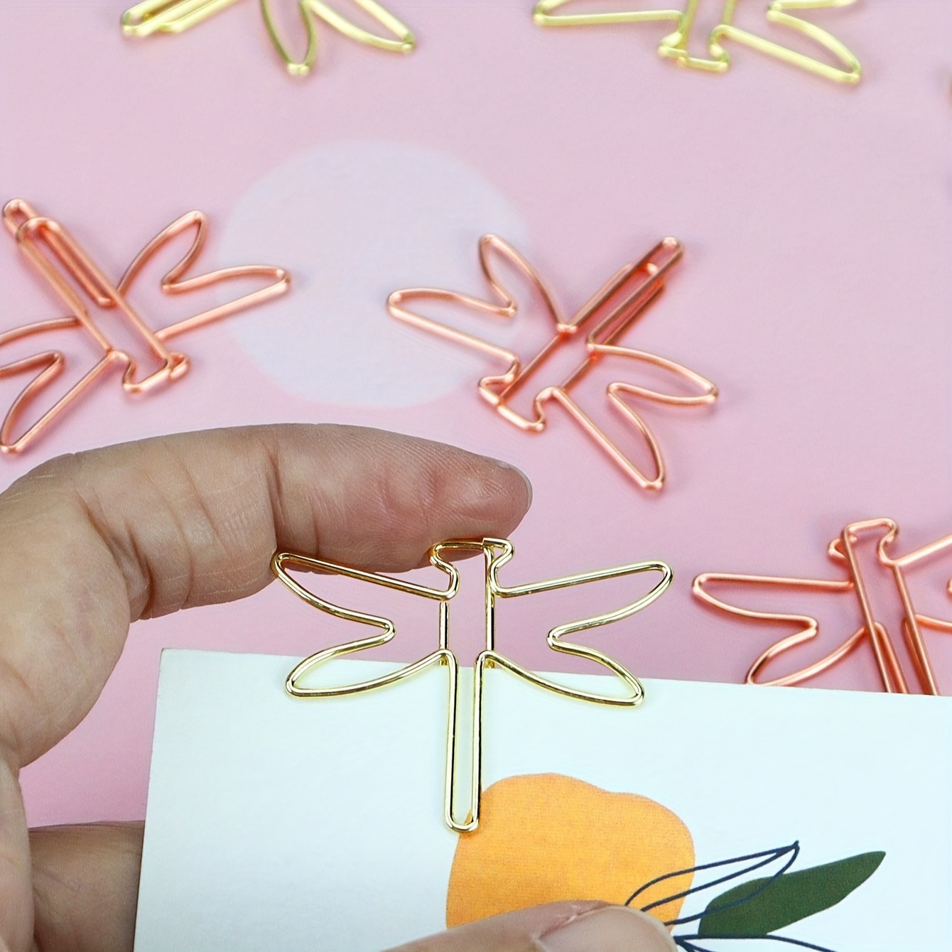 Creative Paper Clips Bronzer Bird Shaped Figure Paper Clips - Temu