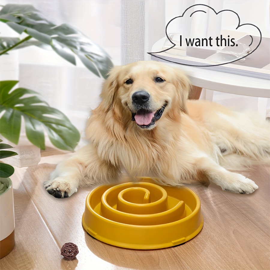 Slow Feeder Dog Bowl Pet Prevent Choking Feeding Food Bowls Puppy