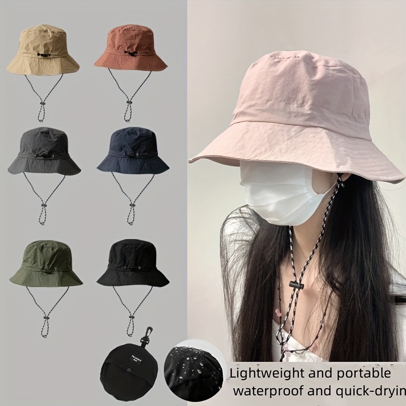 Unisex Uv Protection Bucket Hat Quick Drying Breathable Sun - Temu