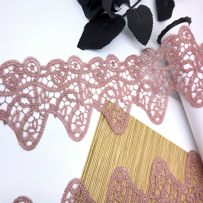 Guipure Lace Fabric, Hollow Out Leaf Lace Fabric, Venice Lace