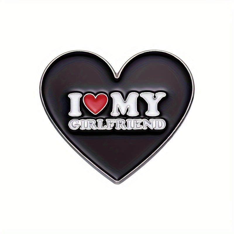 I Love Me Enamel Pins Custom Brooches I Love Emo Boys Future Milf Lapel  Badges Black Heart Punk Jewelry Gift For Friends From Misszoe, $0.73