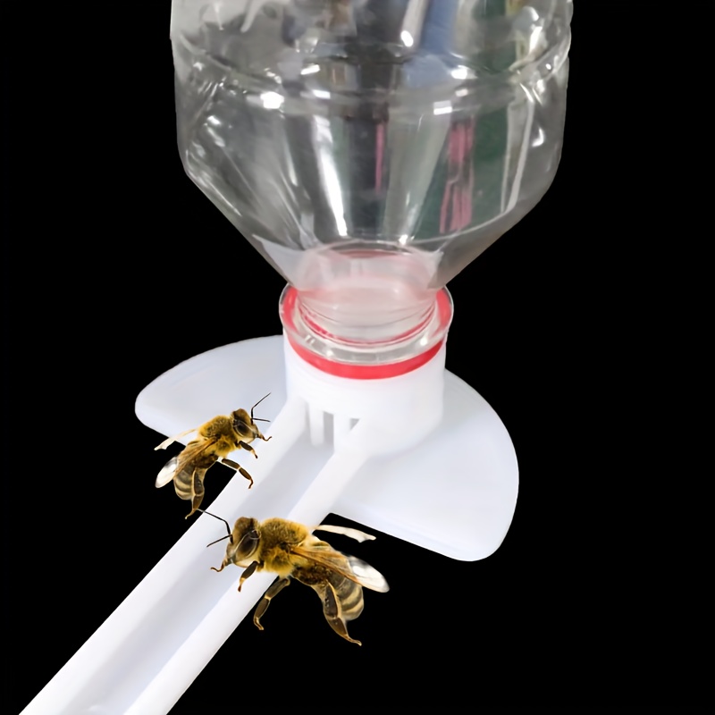 

10pcs Bee Entrance Feeder Beekeeping Water Feeder Bee Drinking Easy To Install White