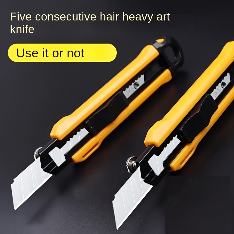 Five Consecutive Art Knife Thickened Blade Art Blade Sharp - Temu