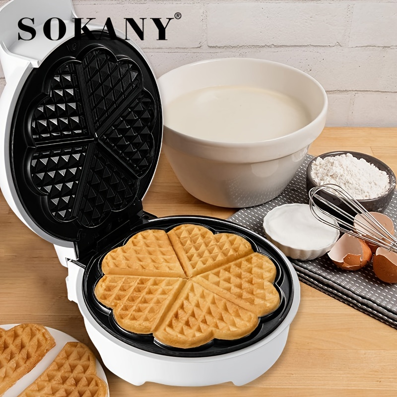5 heart waffle maker