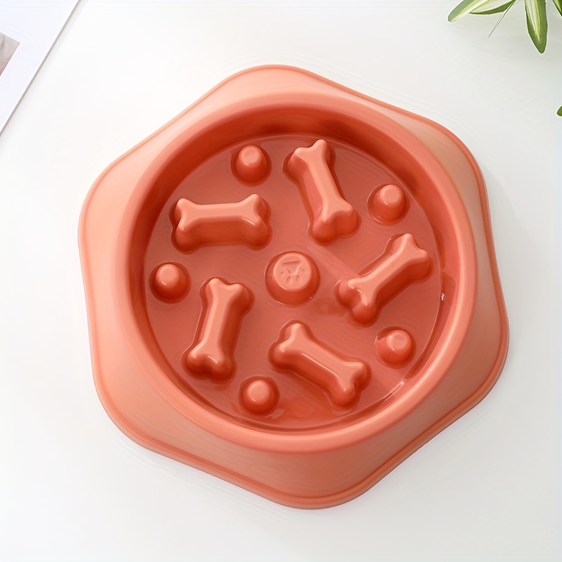 Interactive Slow Feeder Dog Bowl - Bloat Stop Design For Healthy Eating And  Digestion - Temu