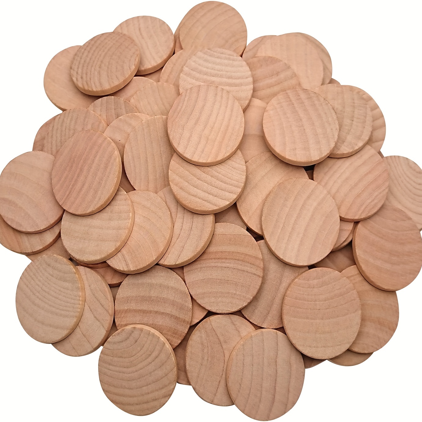 Wood Rounds For Crafts Wood Circles For Crafts Round - Temu