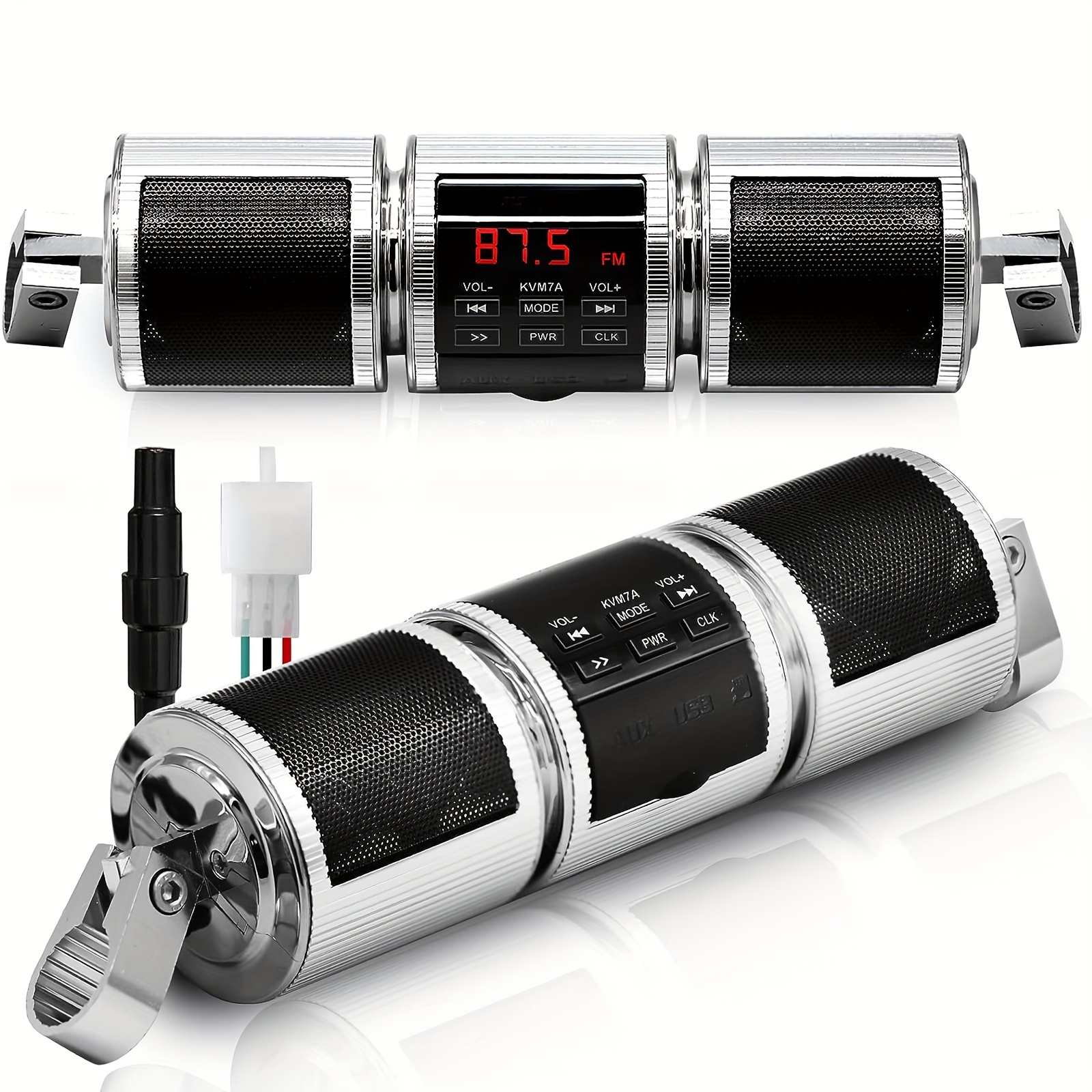 Waterproof Wireless Motorcycle Atv Stereo Speakers 7/ . - Temu United Arab  Emirates
