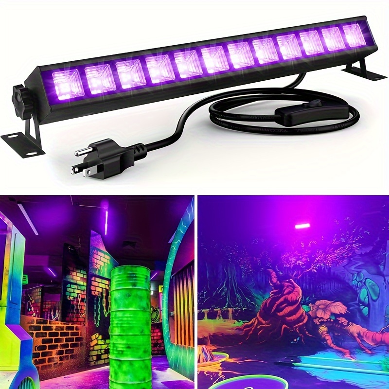 Black Light, Led Black Lights For Glow Party, Blacklight Plug+switch, Black  Light For Bedroom, Glow Party, Halloween, Classroom, Body Paint - Temu Japan
