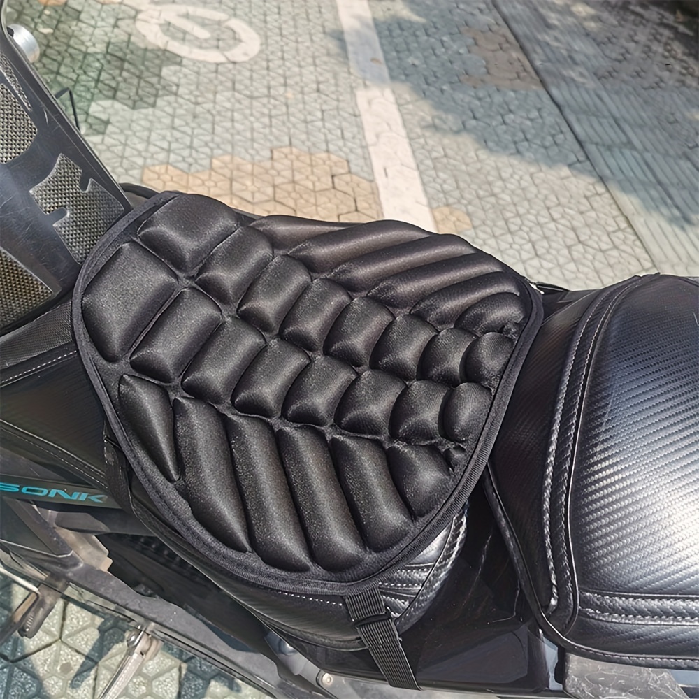 Motorcycle Gel Seat Cushion Pressure Relief Pad Large for Cruiser Touring  Saddle