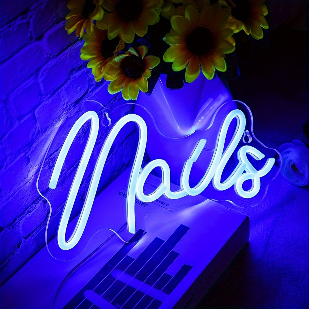  Moodlion Yay It's Nail Day Neon Sign For Wall Decor