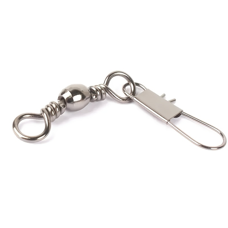 Fishing Barrel Swivel with Nice Snap-100pcs Fishing Connector Snap