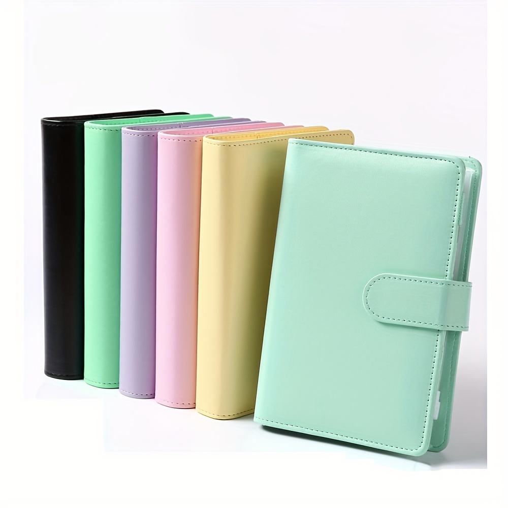 Pastel green leather book wallet