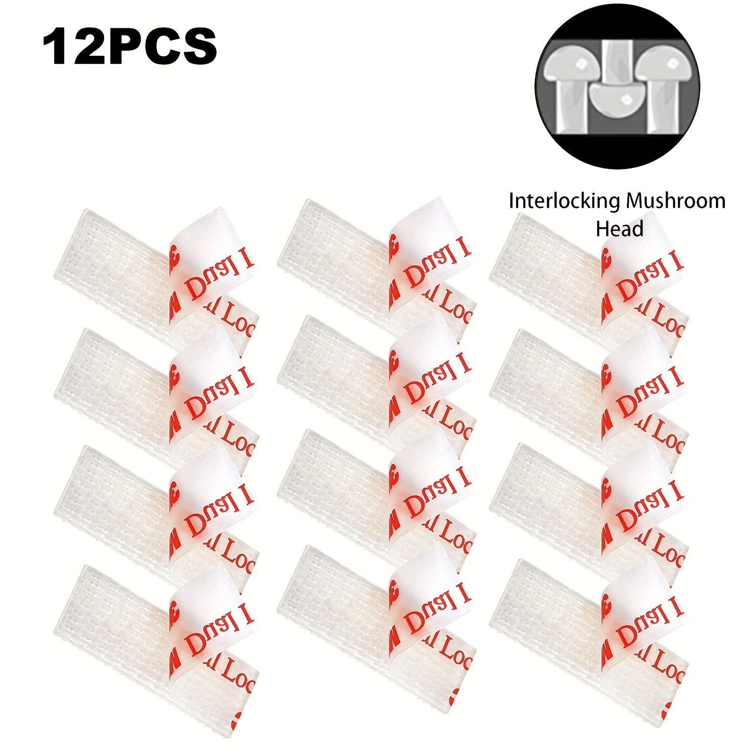 EZ Pass/IPass/IZoom/SunPass Mounting Strips 8 Pcs (4 Sets), Peel and Stick  Adhesive Strips Dual Lock Tape