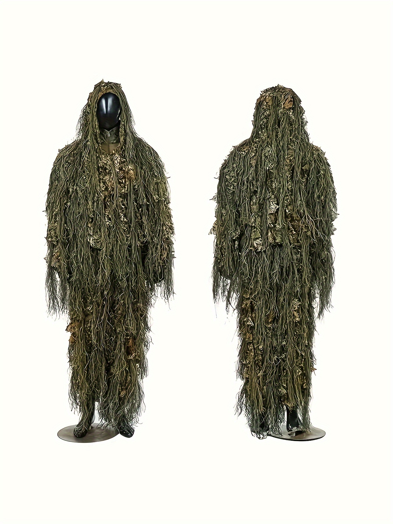 Ropa de caza de hojas verdes para hombre, trajes de camuflaje