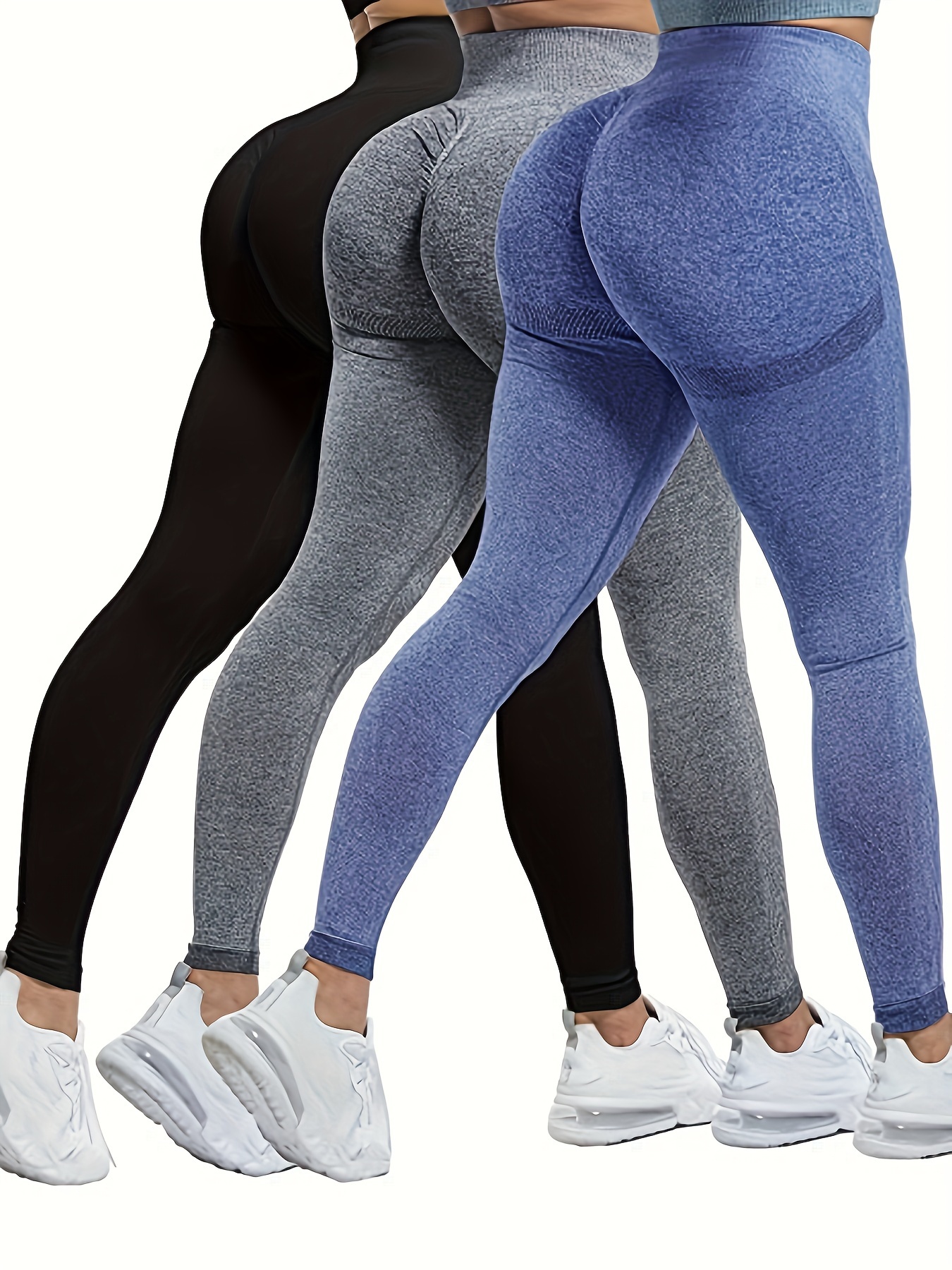 YWDJ Womens Leggings Workout Butt Lifting Gym Flare Long Length High Waist  Sports Yogalicious Utility Dressy Everyday Soft Solid Color Micro Fitness  Solid Color Micro And Hip Lifting Pants Brown M 