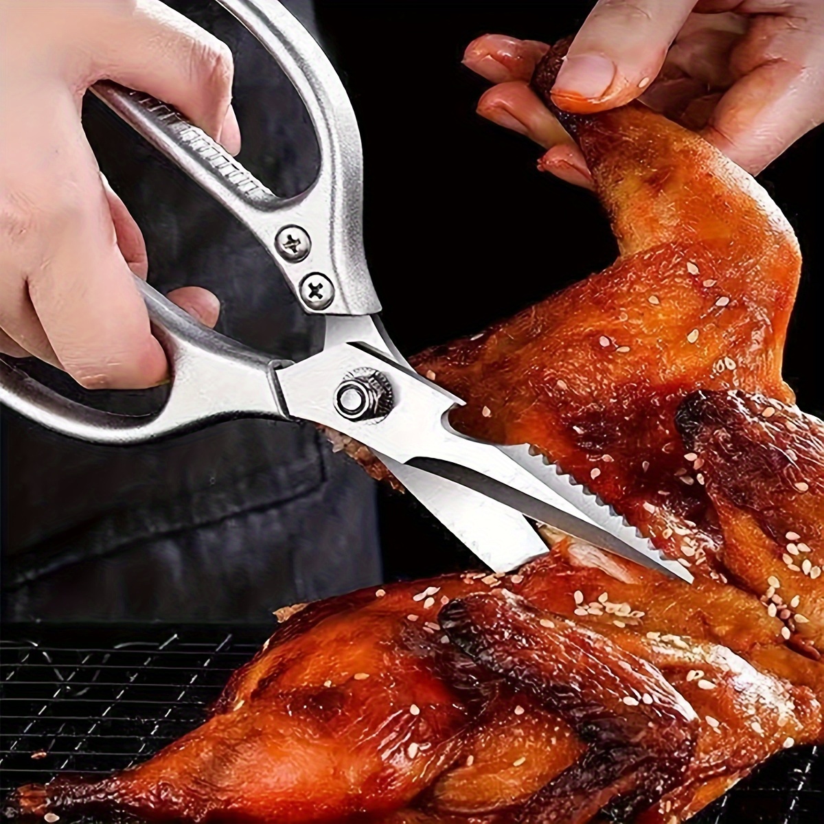 Kitchen Shears Chicken Poultry Scissors Heavy Duty stainless Steel