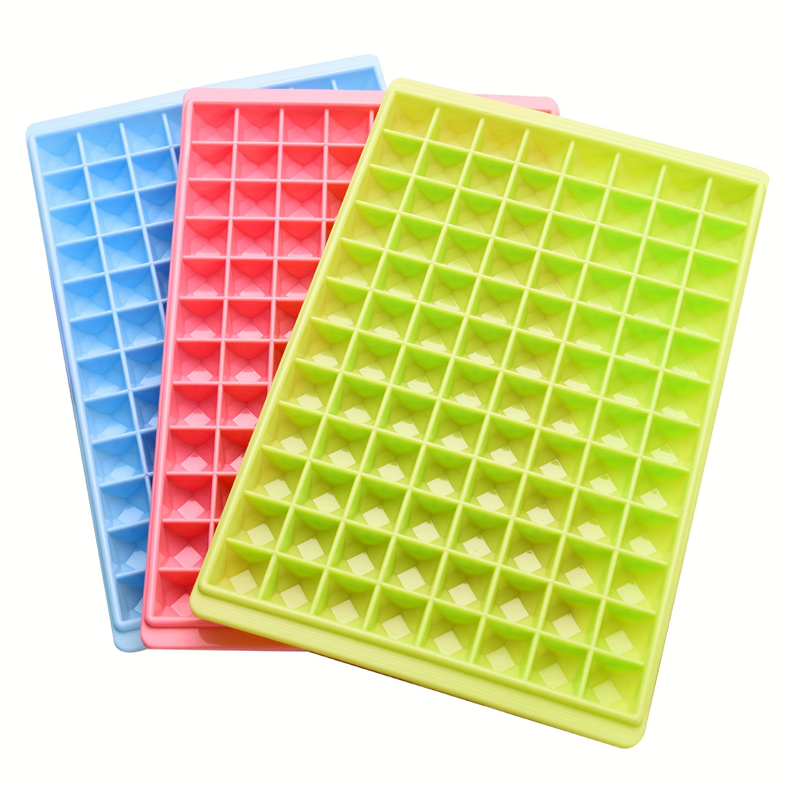 Silicone Ice Cube Trays Easy Release Mini Square Ice Molds